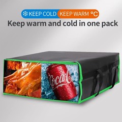 Insulated Pizza Delivery Bag, 20″ x 20″ x 8″ Pizza Warmer Bags for Carry Hot,…