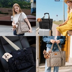 Dog Purse Carriers for Small Dogs and Cats Up to 10 lbs,Puppy Carrier with Po…