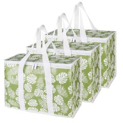 2-Pack Insulated Reusable Grocery Bag Heavy Duty Thermal Tote X-Large Frozen