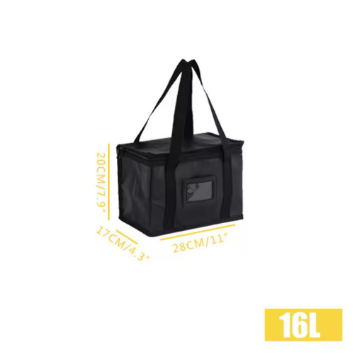 Large Insulated Food Delivery Bag Thermal Pizza Cooler Picnic Carrier Tote
