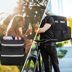 Insulated Food Delivery Backpack For Pizza And Hot Cold Items Large Capacity