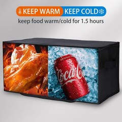 Bodaon Insulated Food Delivery Bag, 22″ x 10″ x 10″ Insulated Pizza Delivery …