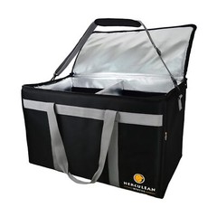 Herculean Premium Insulated Food Delivery Bag with YKK Zipper – Large Commerc…
