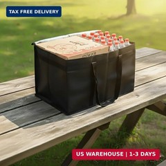 Insulated Food Delivery Bag, XXXL Insulated Reusable Grocery Cooler/Hot Bags, To
