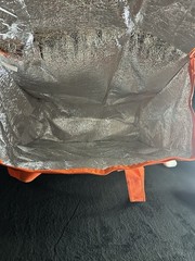 GrubHub Orange Insulated Food Delivery Bag Made with Recycled Materials
