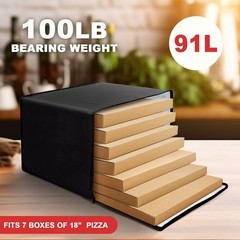 Insulated Pizza Delivery Bag 20 x 20 x 14 Inch — Keeps Food Hot & Cold