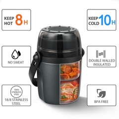 Wiwens 32Oz Lunch Containers For Adults Kids Soup Thermo For Hot Food Jar