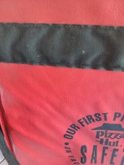 Vintage Pizza Hut Delivery Bag Insulated Restaurant Advertising Memorabilia USA