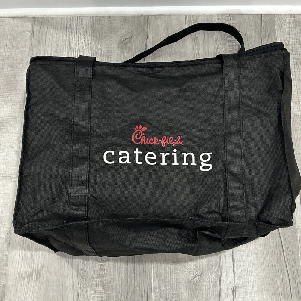 Chick Fil A Catering Tote Bag Lightweight Zip 22x12x14 Chicken Delivery Door