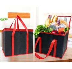 YIKANGHENG Pizza Delivery Bags, 16 16 inches x 13 x 10.2 inches, black