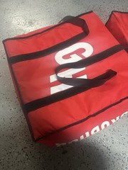 Grubhub Deluxe Style Insulated Delivery Bags Lot 2 Large 19×19 Small 14×14