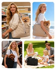 Lightweight Dog Purse Carrier for Small Dogs up to 15 lbs, Dog Tote Bag Puppy…