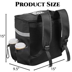 Mochila Repartidor en Moto Bicicleta Para Uber Eats Bolsa Termica Impermeable