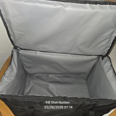 Intedge CIFC-1 22x12x12 Cadura-Nylon 1″ Polyurethane Foam Insulated Catering Bag