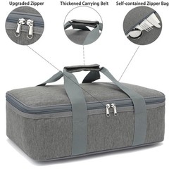 Insulated Casserole Carrier Bag — Large Portable Hot and Cold Food Storage To…
