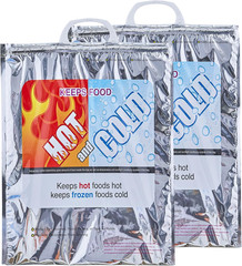 Hot and Cold Insulated Bags for Food Delivery, Grocery Shopping Bags, Food Stora