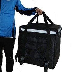 Food Delivery Bag 92L Insulated Waterproof for Motorcycle/Bicycle — Keeps Food