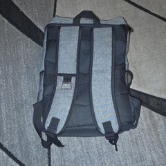 Sutter Health Insulated Cooler Backpack Gray/Black Foil-Lined Interior