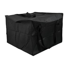 Professional Pizza Delivery Bag with Waterproof Features Black And Red
