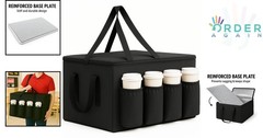 Insulated Catering Bag for Food Delivery Grocery Drinks 22x14x13 XXL