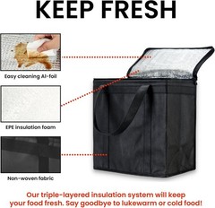 Food-Safe Insulated Carrier — Heavy Duty Cooler for Delivery Needs