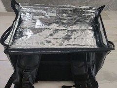 Uber Eats Delivery Bag/Backpack — Black — XL — Insulated Hytjtas