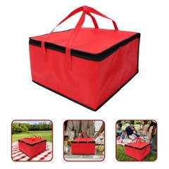 2 Pcs Storage Bag Shopping Food Transport Thermal Hot Carriers for Insulated