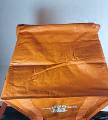 Grubhub Orange Insulated Food Delivery Bag Eco Friendly