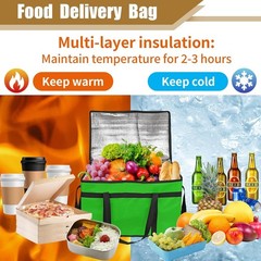 Insulated Bags for Food Delivery, XXXL Pizza Delivery Bags for Doordash, Larg…