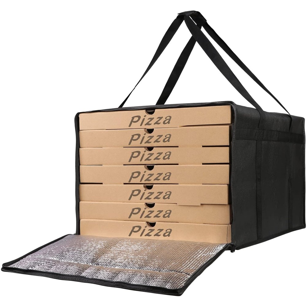 Bodaon Insulated Pizza Delivery Bags, 20″ x x 14″ Food Black
