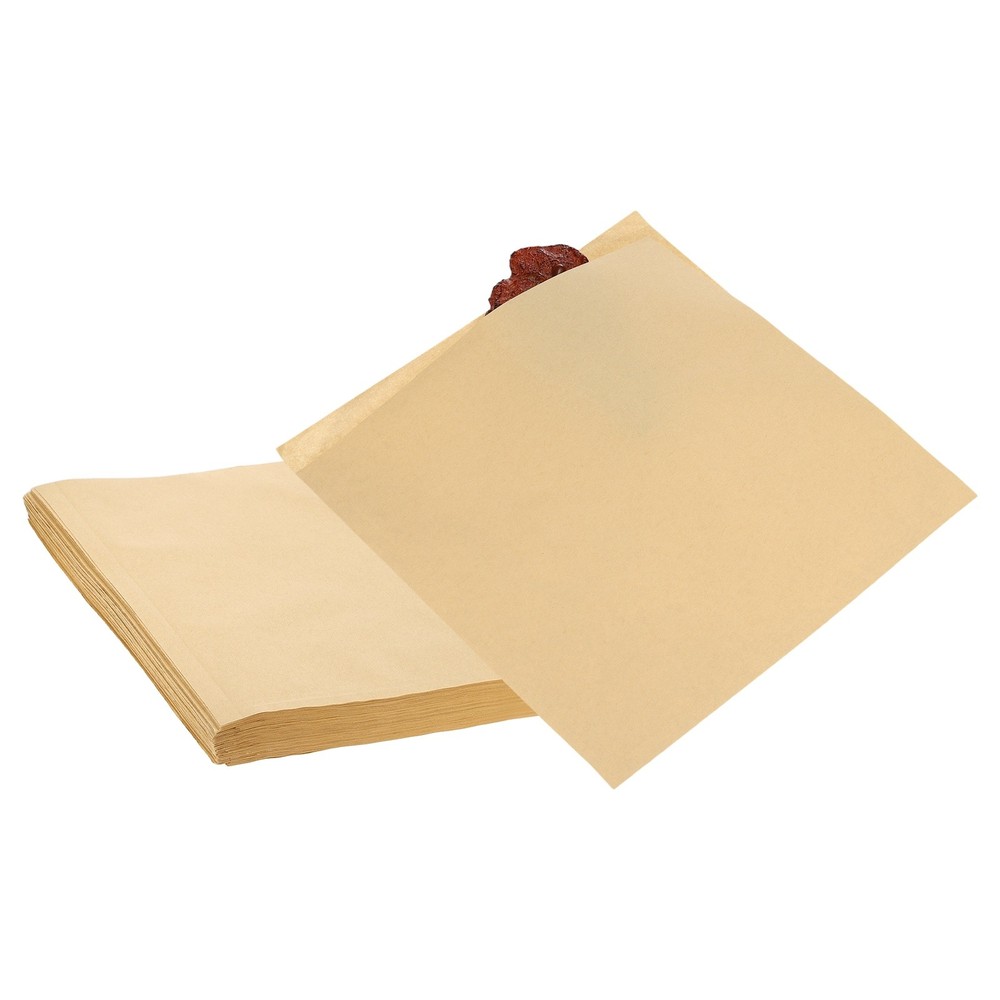 9.84×9.84 Inch Paper Sandwich Bags 100 Pcs Double Side Pastry Bag Light Brown