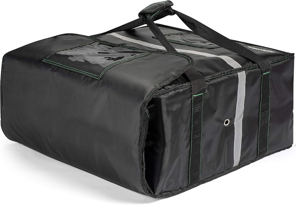 Insulated Pizza & Food Delivery Bag, Fits 4 Large Pizzas or Trays, 20″ X 20″ X 8
