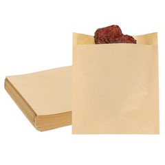 5.12×5.91 Inch Paper Sandwich Bags 100 Pcs Pastry Bag Light Brown