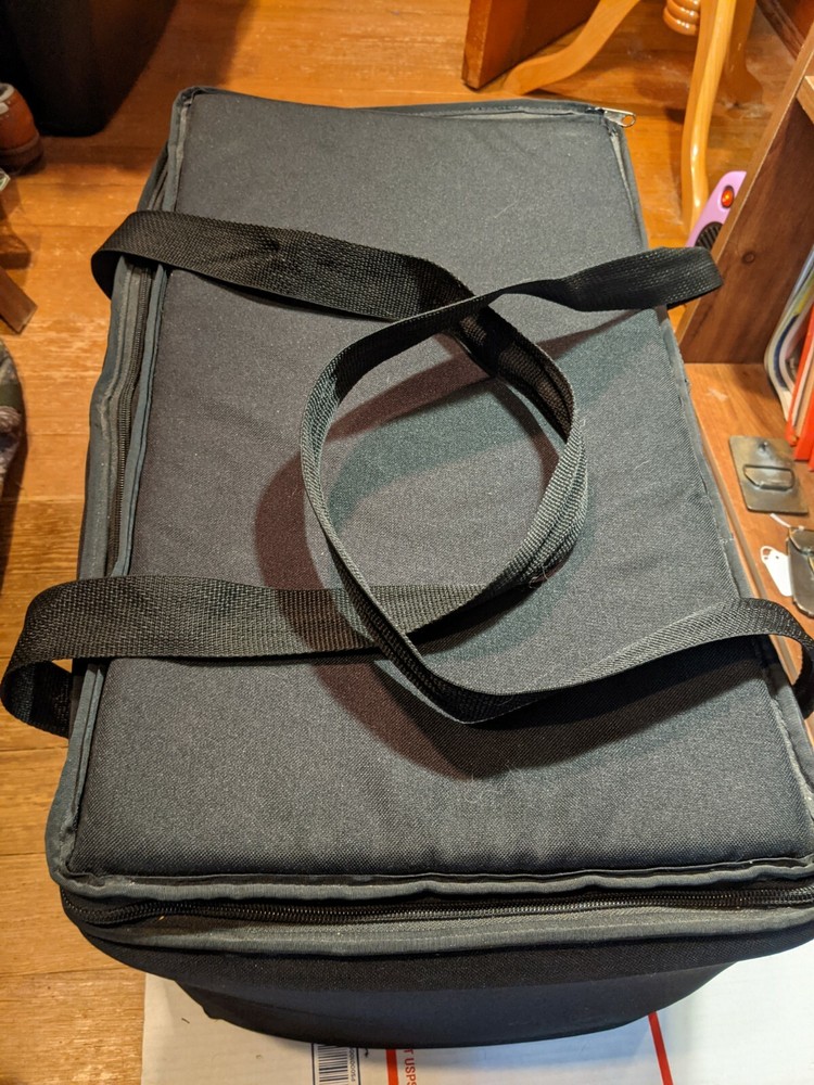 Sterno Black 13 x 22 x 14 Deluxe Insulated Food Bag Carrier Skip the Dishes