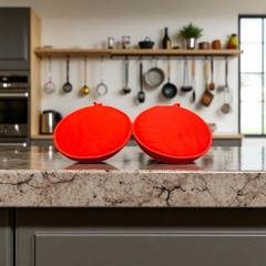 Set of 2 Red Tortilla Warming Bags NEW