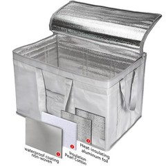 XXXL Large Insulated Cooler Bag Double Zipper Food Delivery Bag Styrofoam Coo…