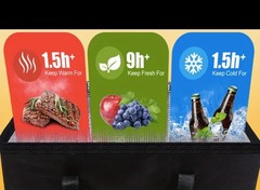 #1 X-Large Order Insulated Food Delivery Hot Bag Catering Grocery L23xW14×H15″