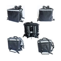 PK-92Z: Big Insulated Pizza Delivery Bag with Cup Holder, 16″ L x 16″ W x 16″…