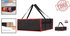 Versatile Insulated Food Delivery Bag with Shoulder Strap — Easy Carry Design