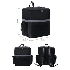 Food Delivery Backpack Cool Bag Food Storage Reusable for Camping Festivals
