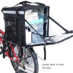 Heat Insulation Food Delivery Bag 20″ x 20″ x 20″ for Motorcycle — Keeps Food