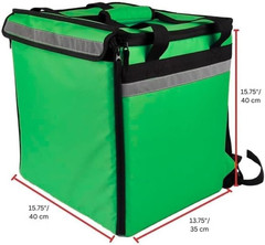 50L XL Large Insulated Food Delivery Backpack, Expandable Catering Cooler Bag, W