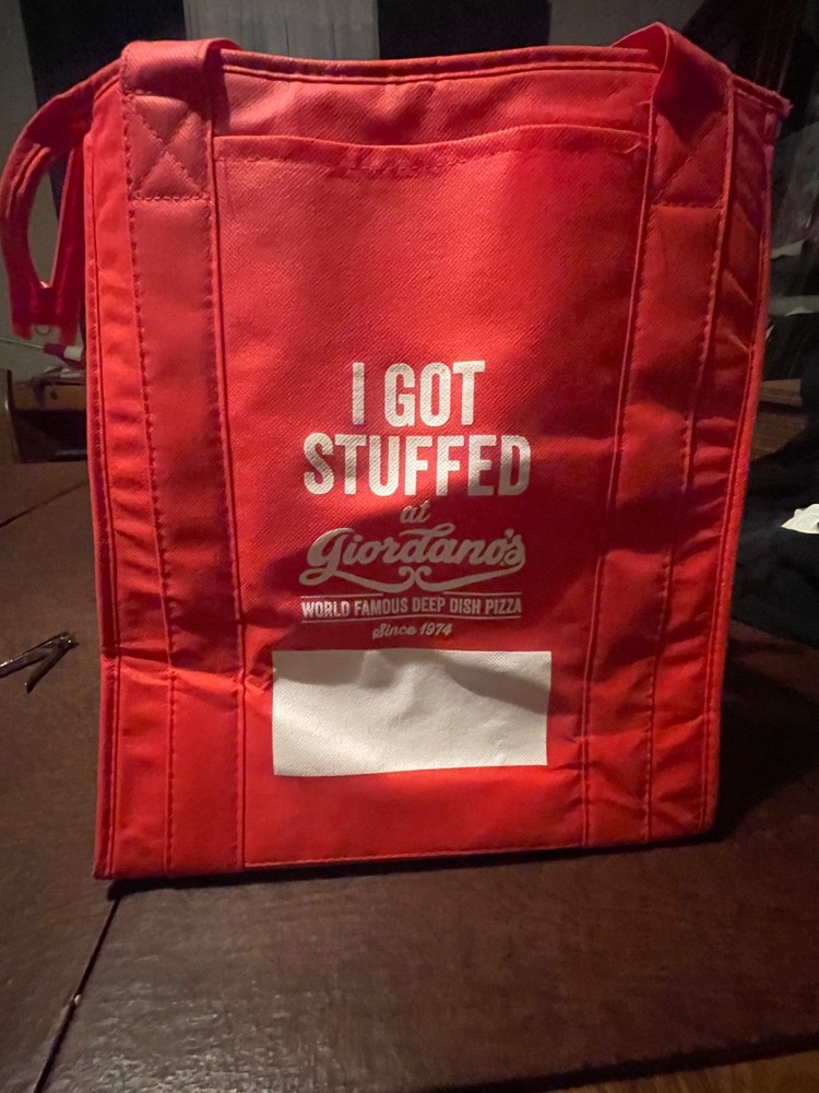 Giardanos Pizza Red Insulated bag