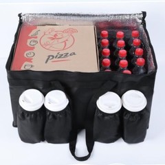 CIVJET Insulated Food Delivery Bag 4 Cup Holder XXX-Large Insulated Grocery Bags