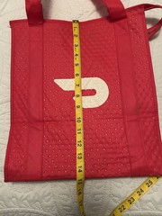 DoorDash Insulated Food Delivery Bag 13x10x15 Inches, Red