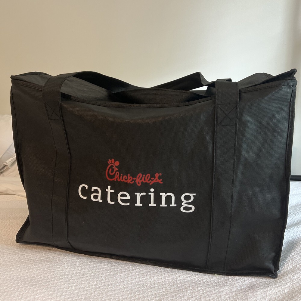 Chick Fil A Catering Tote Bag Lightweight Zip 22x12x14