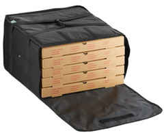 3 PACK Insulated Pizza Food Delivery Carrier Bag Black 20 1/2″ x 20 1/2″ x 12″