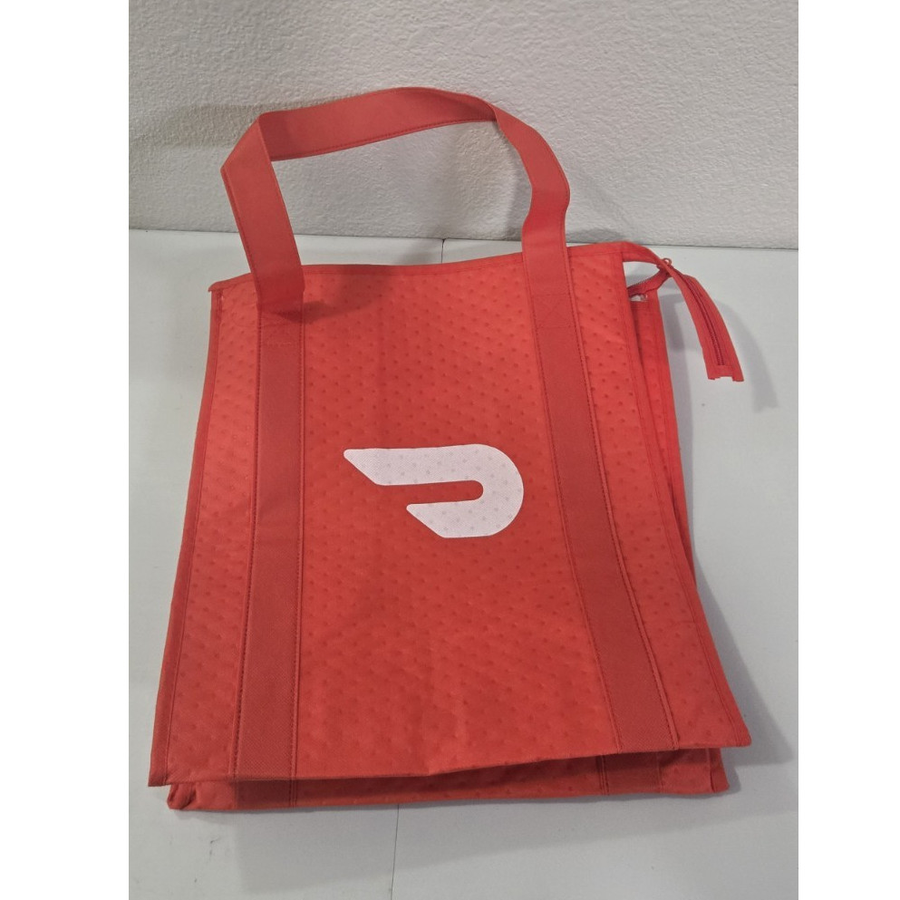 DoorDash DDK014 Insulated Red Food Pan Bag 1 Pan 1-2 Pizzas