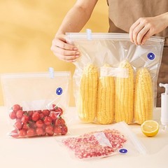 30 PCS Vacuum Storage Bags Sealing Clip 1.25 inches x 0.47 inches, White