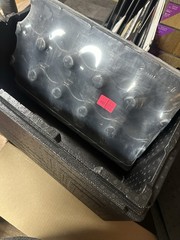 -Cambro cam go box black top loading food pan carrier with cup holders
